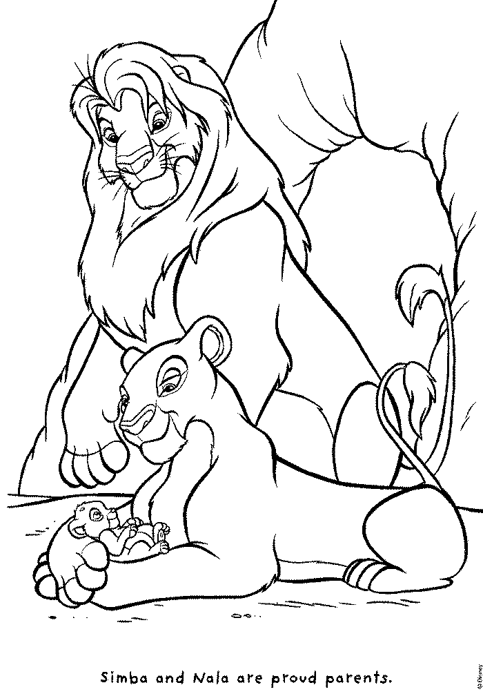 Dessin à colorier: Lion (Animaux) #10371 - Coloriages à Imprimer Gratuits