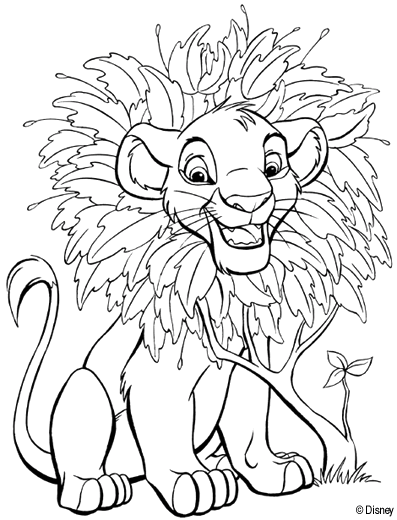 Dessin à colorier: Lion (Animaux) #10397 - Coloriages à Imprimer Gratuits