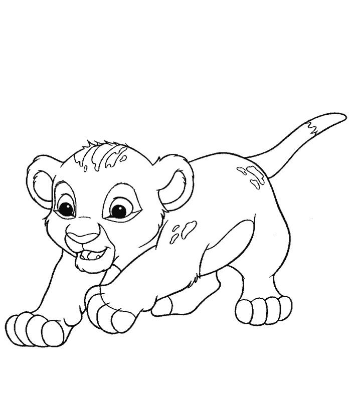 Dessin à colorier: Lion (Animaux) #10403 - Coloriages à Imprimer Gratuits