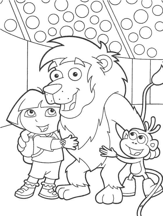 Dessin à colorier: Lion (Animaux) #10412 - Coloriages à Imprimer Gratuits