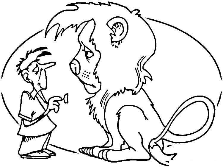 Coloriage gratuit Lion #174874 de la collection Animaux à imprimer