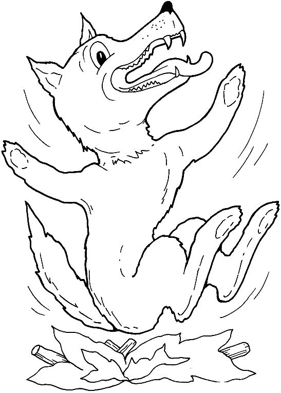 Dessin à colorier: Loup (Animaux) #10515 - Coloriages à Imprimer Gratuits