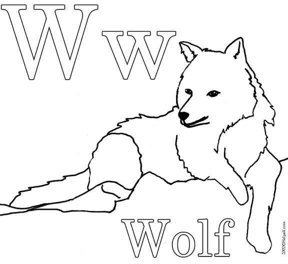 Dessin Loup Animaux A Colorier Coloriages A Imprimer