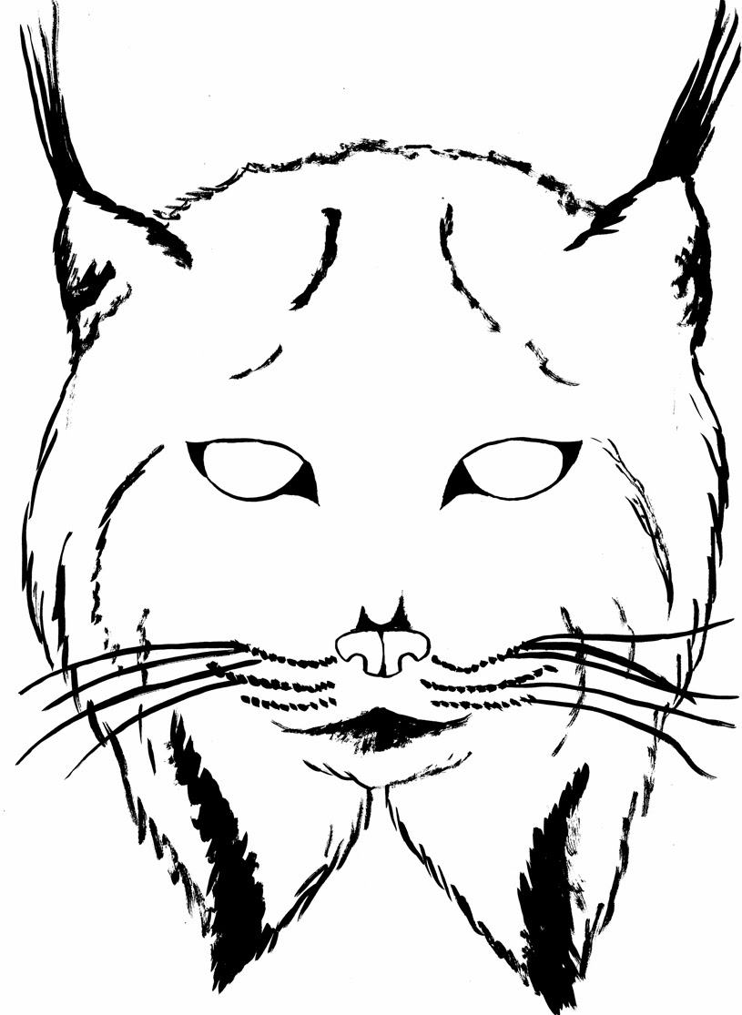 Dessin à colorier: Lynx (Animaux) #10873 - Coloriages à Imprimer Gratuits