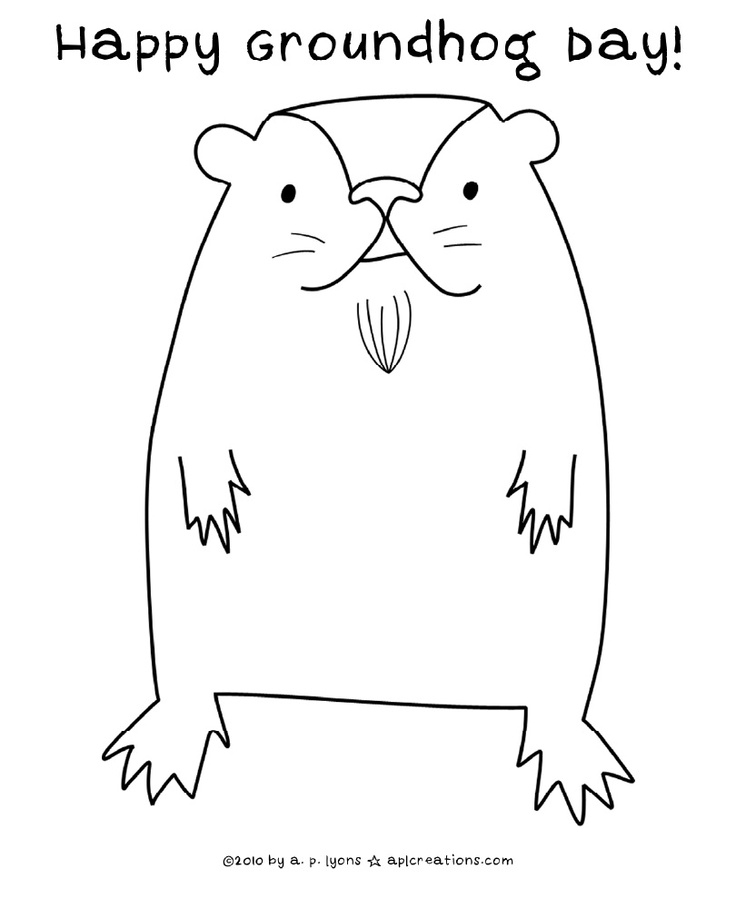 Dessin à colorier: Marmotte (Animaux) #10950 - Coloriages à Imprimer Gratuits