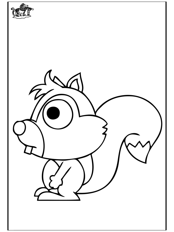 Dessin à colorier: Marmotte (Animaux) #10983 - Coloriages à Imprimer Gratuits