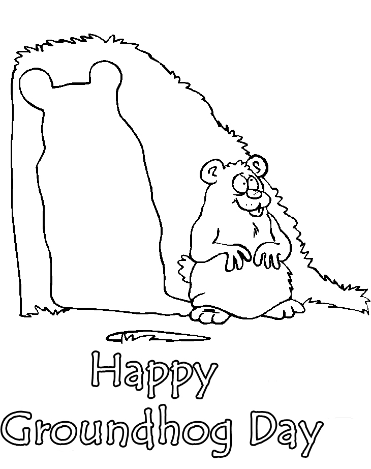 Dessin à colorier: Marmotte (Animaux) #11026 - Coloriages à Imprimer Gratuits