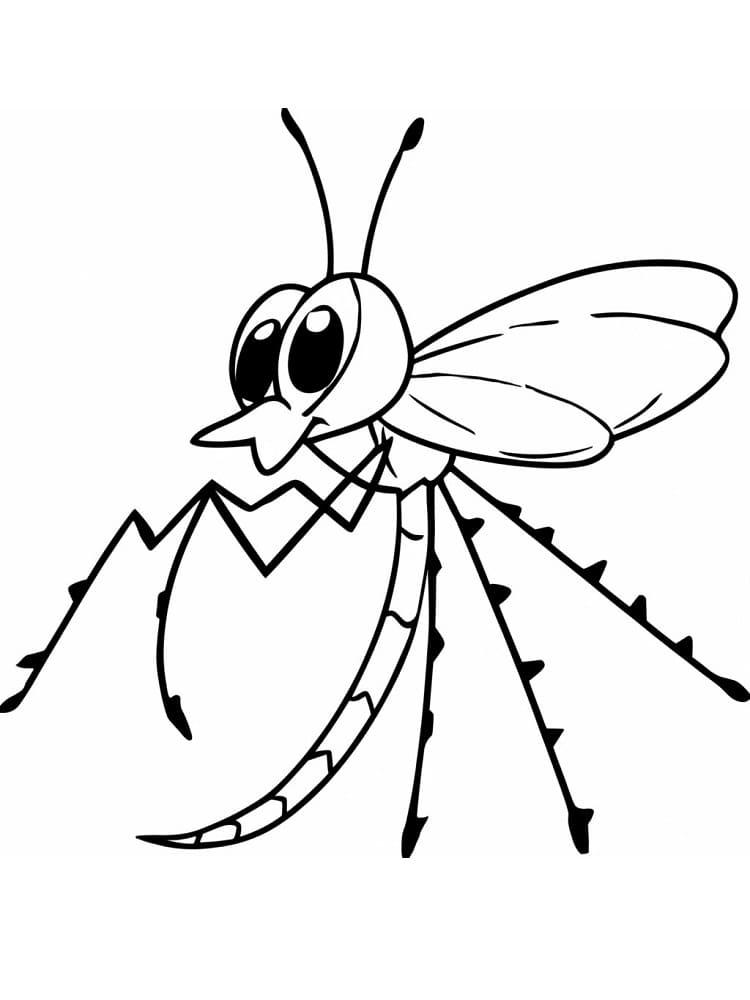 Dessin à colorier: Moustique (Animaux) #207155 - Coloriages à Imprimer Gratuits