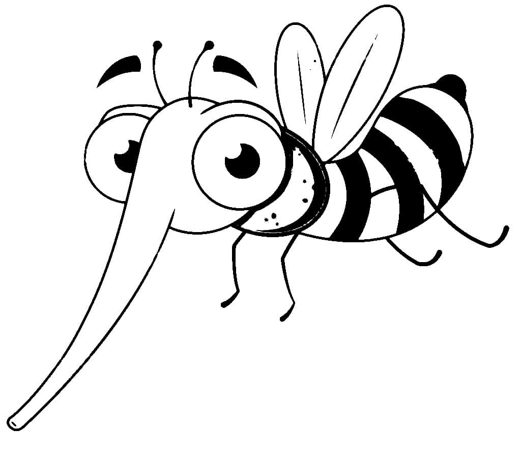 Dessin à colorier: Moustique (Animaux) #207157 - Coloriages à Imprimer Gratuits