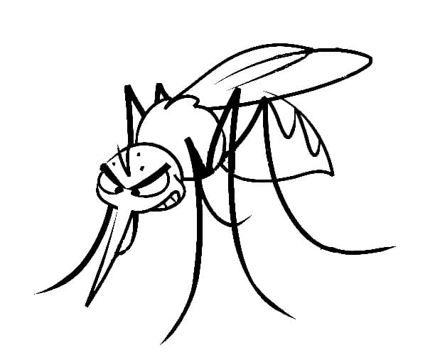 Dessin à colorier: Moustique (Animaux) #207159 - Coloriages à Imprimer Gratuits