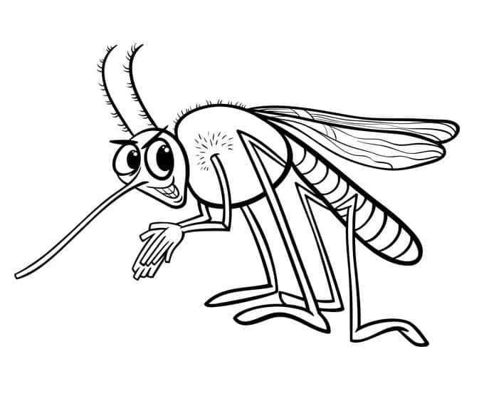 Dessin à colorier: Moustique (Animaux) #207168 - Coloriages à Imprimer Gratuits
