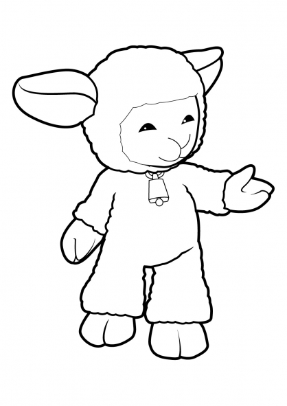 Dessin à colorier: Mouton (Animaux) #11426 - Coloriages à Imprimer Gratuits