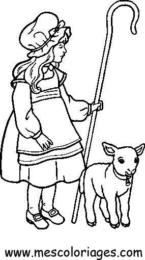Dessin à colorier: Mouton (Animaux) #11484 - Coloriages à Imprimer Gratuits