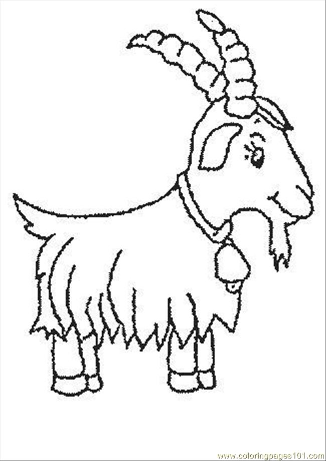 Dessin à colorier: Mouton (Animaux) #11486 - Coloriages à Imprimer Gratuits