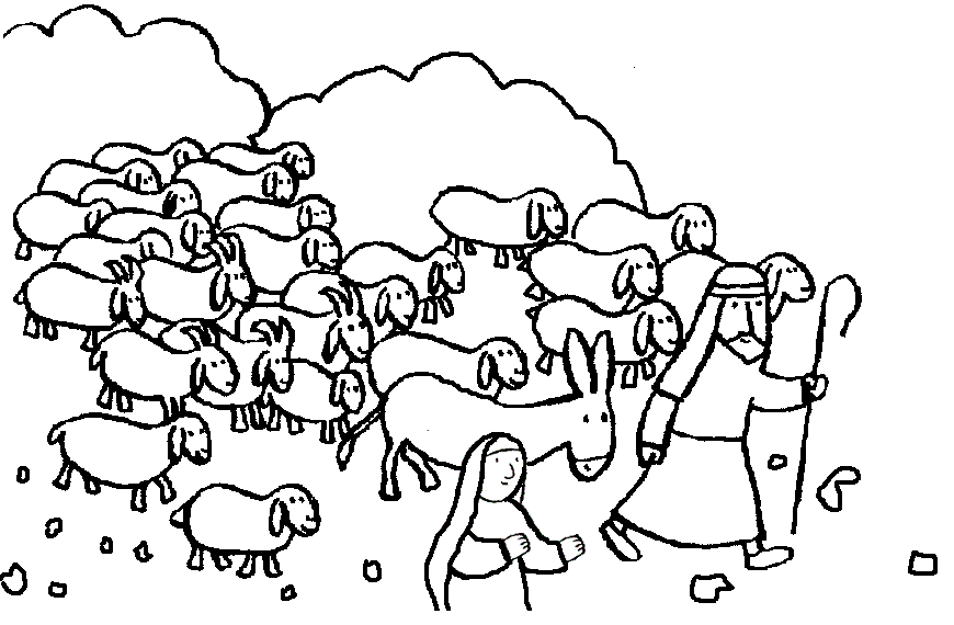 Dessin à colorier: Mouton (Animaux) #11490 - Coloriages à Imprimer Gratuits