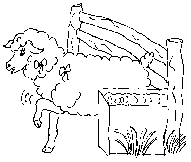 Dessin à colorier: Mouton (Animaux) #11577 - Coloriages à Imprimer Gratuits