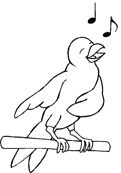 Dessin à colorier: Oiseaux (Animaux) #11880 - Coloriages à Imprimer Gratuits