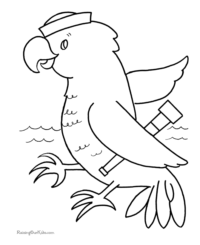 Dessin à colorier: Oiseaux (Animaux) #11988 - Coloriages à Imprimer Gratuits