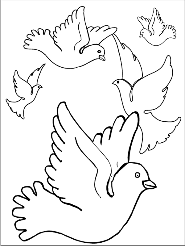 Dessin à colorier: Oiseaux (Animaux) #12106 - Coloriages à Imprimer Gratuits