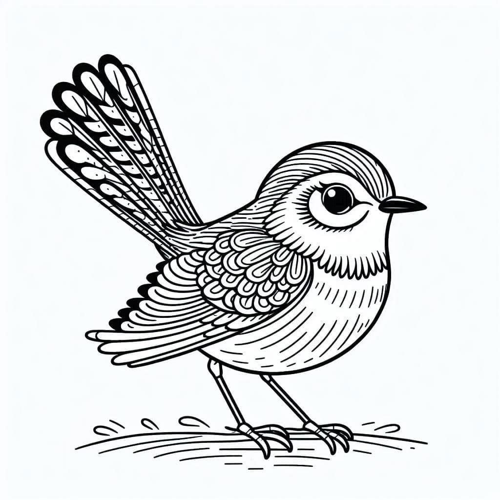 Coloriage gratuit Oiseaux #215838 de la collection Animaux à imprimer