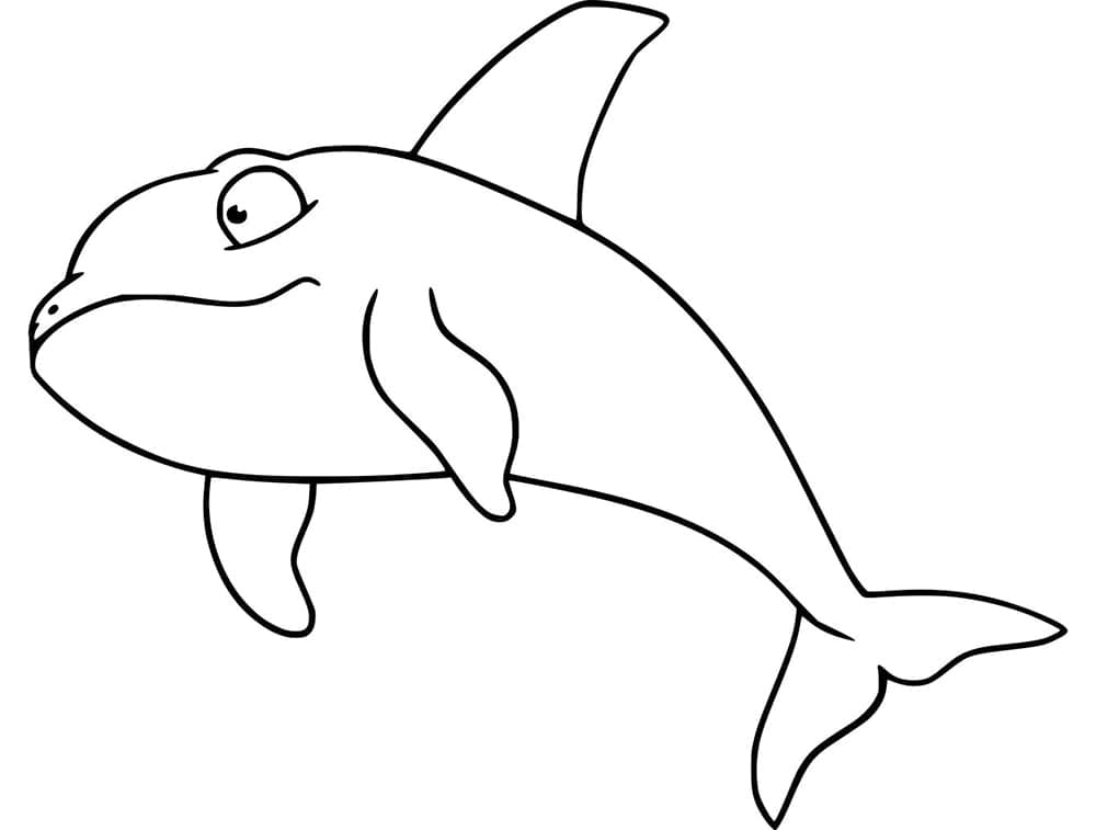 Coloriage gratuit Orque #213449 de la collection Animaux à imprimer