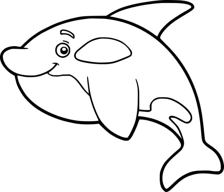 Coloriage gratuit Orque #213453 de la collection Animaux à imprimer