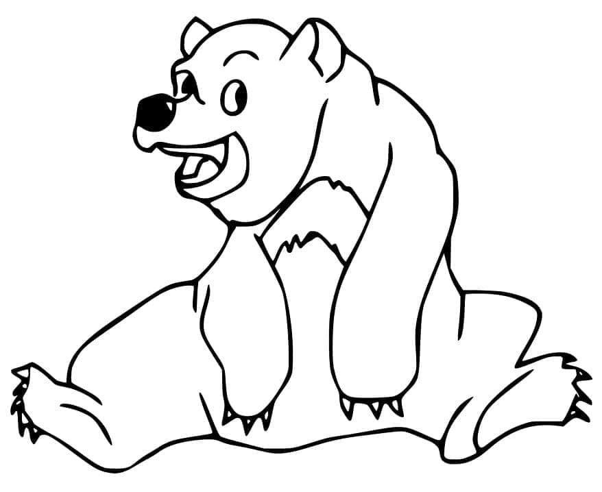 Coloriage gratuit Ours #180734 de la collection Animaux à imprimer