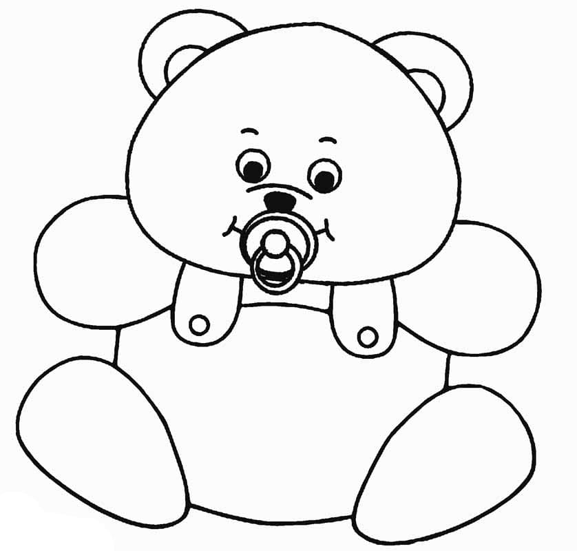 Illustration au trait Ours #217204 de la collection Animaux à colorier gratuitement