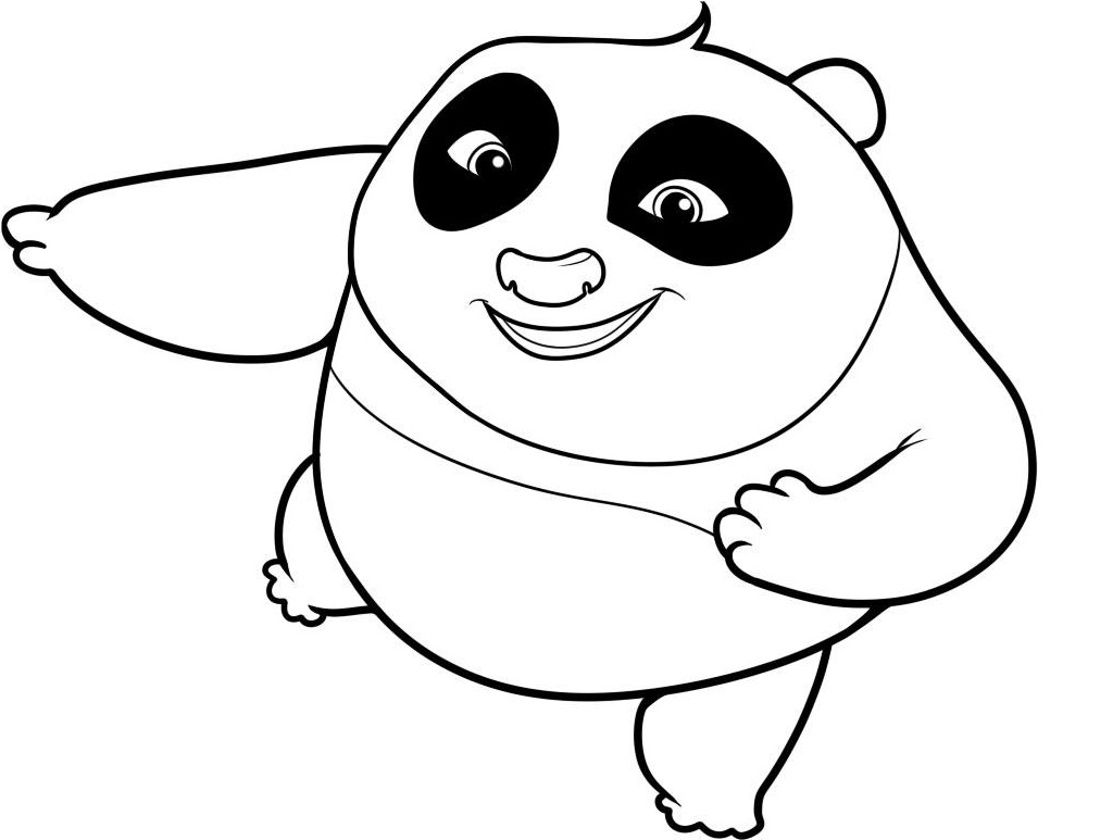 Dessin à colorier: Panda (Animaux) #12457 - Coloriages à Imprimer Gratuits