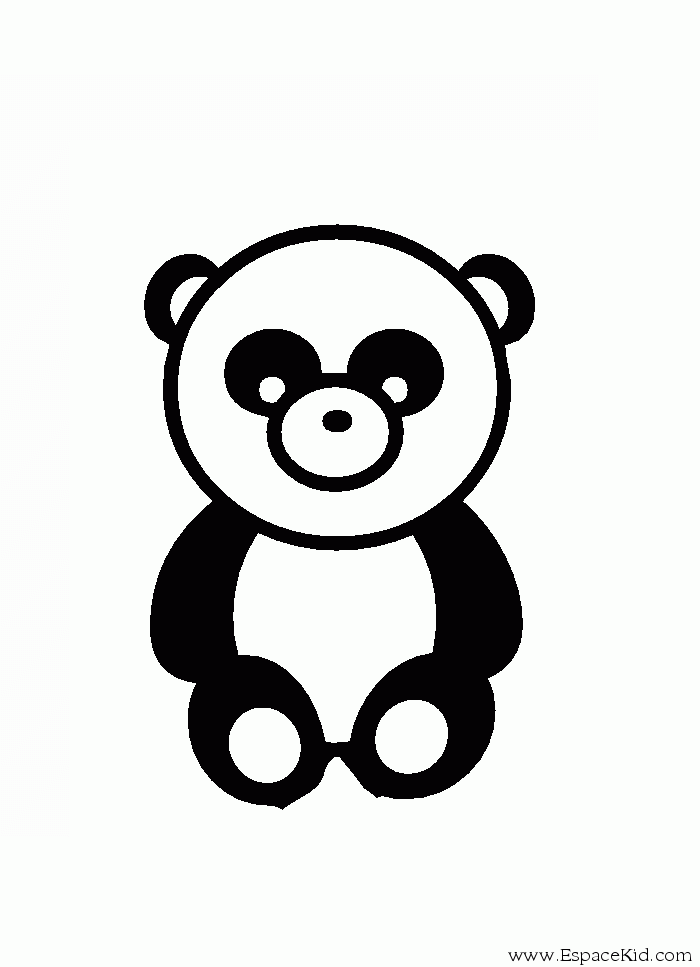 Dessin à colorier: Panda (Animaux) #12458 - Coloriages à Imprimer Gratuits