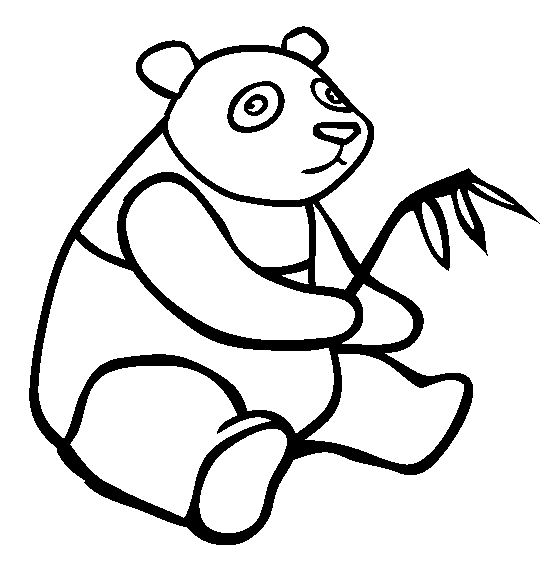 Dessin à colorier: Panda (Animaux) #12467 - Coloriages à Imprimer Gratuits