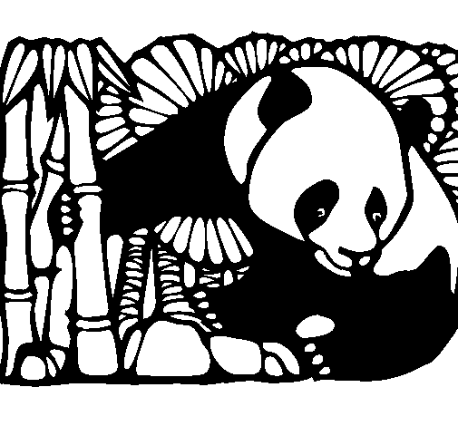 Dessin à colorier: Panda (Animaux) #12497 - Coloriages à Imprimer Gratuits