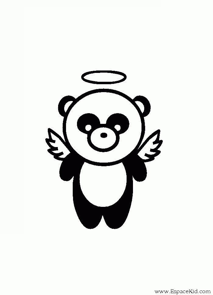 Dessin à colorier: Panda (Animaux) #12498 - Coloriages à Imprimer Gratuits