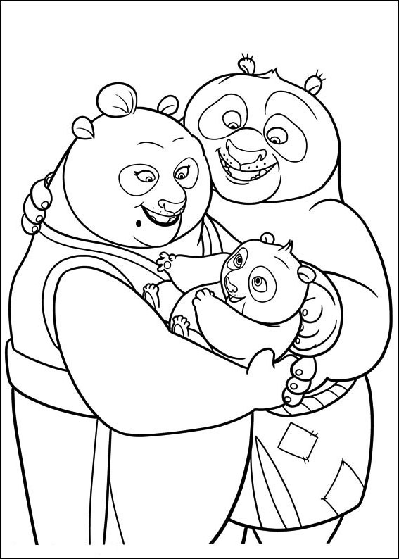 Dessin à colorier: Panda (Animaux) #12519 - Coloriages à Imprimer Gratuits