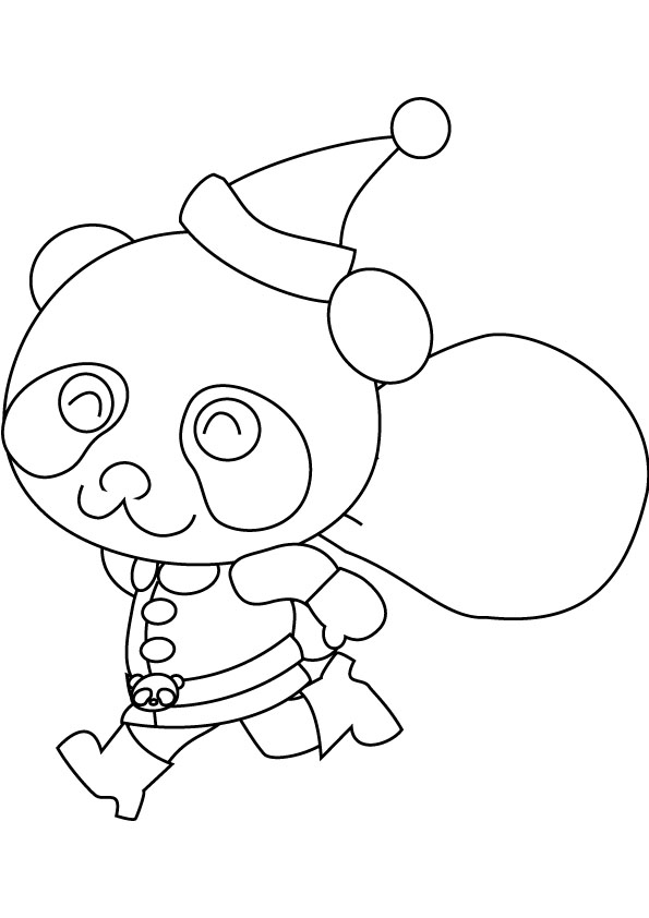 Dessin à colorier: Panda (Animaux) #12524 - Coloriages à Imprimer Gratuits