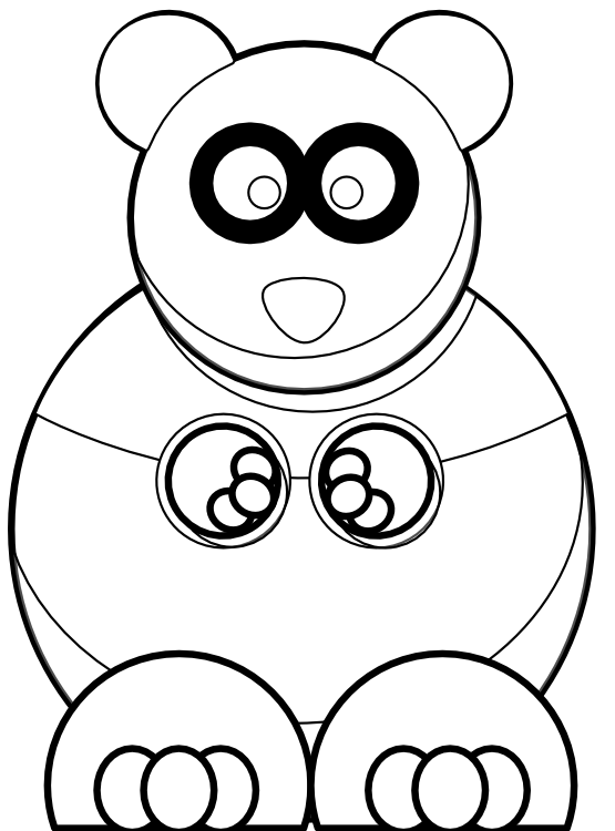 Dessin à colorier: Panda (Animaux) #12526 - Coloriages à Imprimer Gratuits