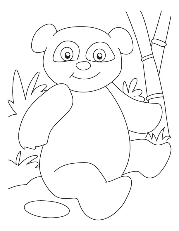 Dessin à colorier: Panda (Animaux) #12536 - Coloriages à Imprimer Gratuits