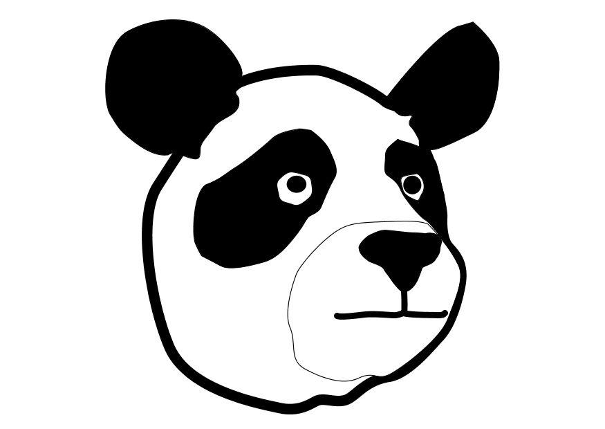 Dessin à colorier: Panda (Animaux) #12563 - Coloriages à Imprimer Gratuits