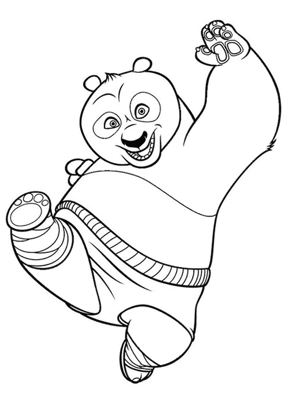 Dessin à colorier: Panda (Animaux) #12575 - Coloriages à Imprimer Gratuits