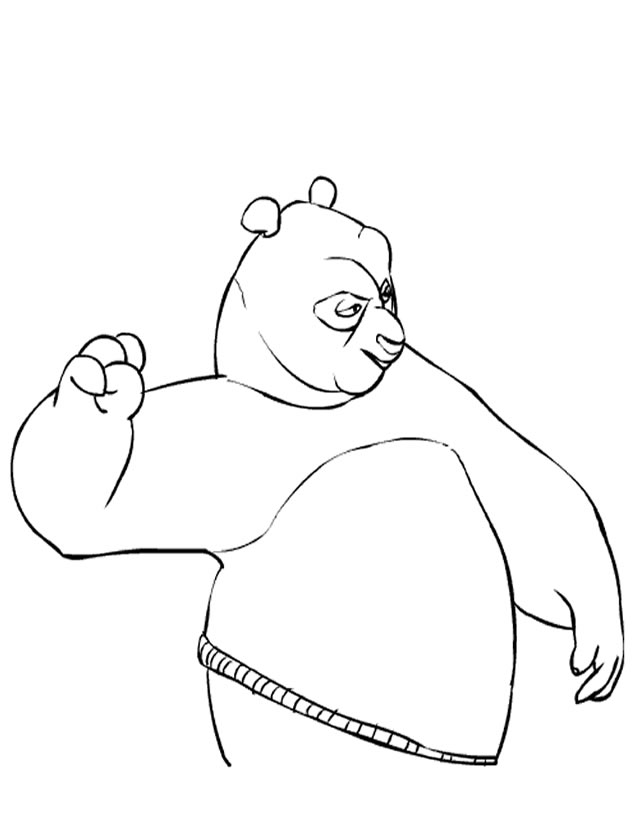 Dessin à colorier: Panda (Animaux) #12618 - Coloriages à Imprimer Gratuits