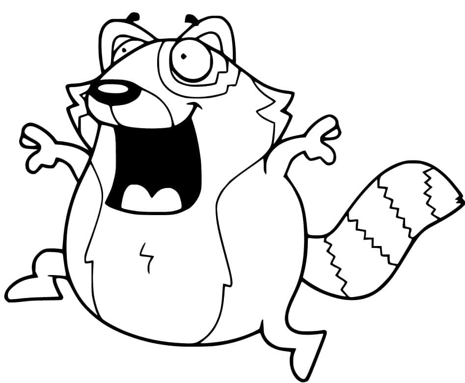 Coloriage gratuit Panda Roux #212055 de la collection Animaux à imprimer