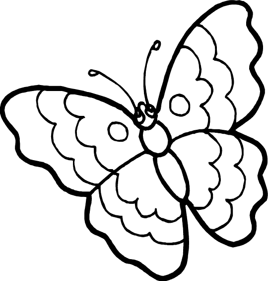 Dessin à colorier: Papillon (Animaux) #15681 - Coloriages à Imprimer Gratuits