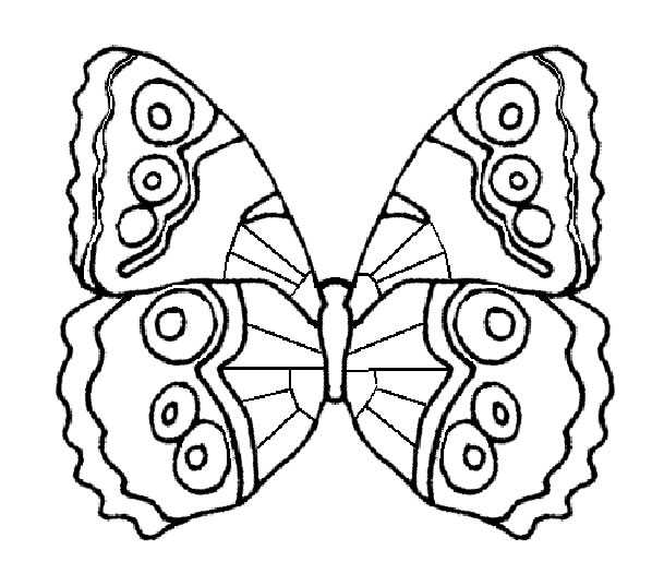 Dessin à colorier: Papillon (Animaux) #15691 - Coloriages à Imprimer Gratuits