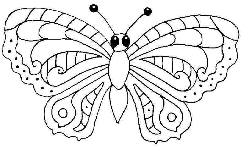Dessin à colorier: Papillon (Animaux) #15698 - Coloriages à Imprimer Gratuits