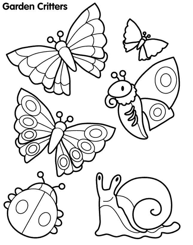 Dessin à colorier: Papillon (Animaux) #15714 - Coloriages à Imprimer Gratuits