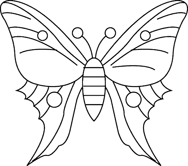 Dessin à colorier: Papillon (Animaux) #15726 - Coloriages à Imprimer Gratuits