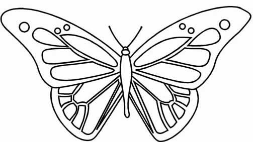 Dessin à colorier: Papillon (Animaux) #15744 - Coloriages à Imprimer Gratuits