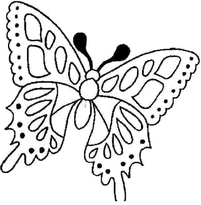 Dessin à colorier: Papillon (Animaux) #15781 - Coloriages à Imprimer Gratuits