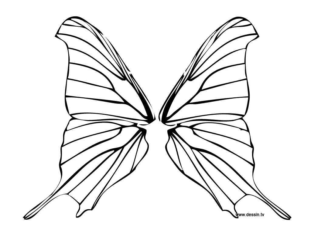 Dessin à colorier: Papillon (Animaux) #15807 - Coloriages à Imprimer Gratuits
