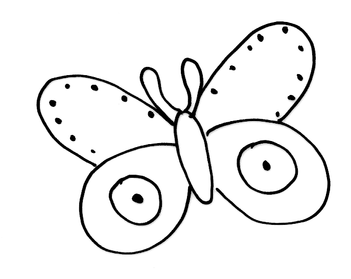 Dessin à colorier: Papillon (Animaux) #15817 - Coloriages à Imprimer Gratuits